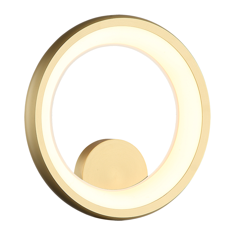 LED Steel Ring with Acrylic Diffuser Wall Sconce