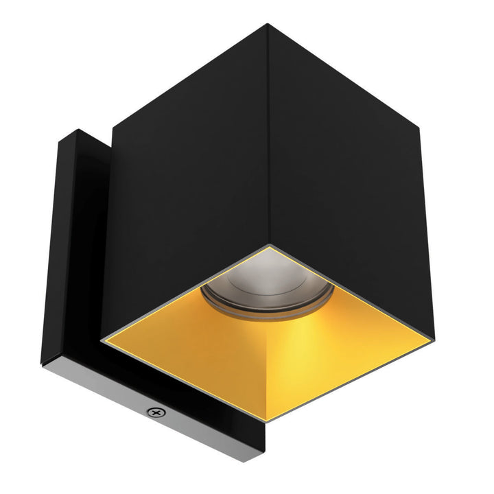 Zoron - 5CCT Square Wall Mount in Black/Gold by WAC Lighting