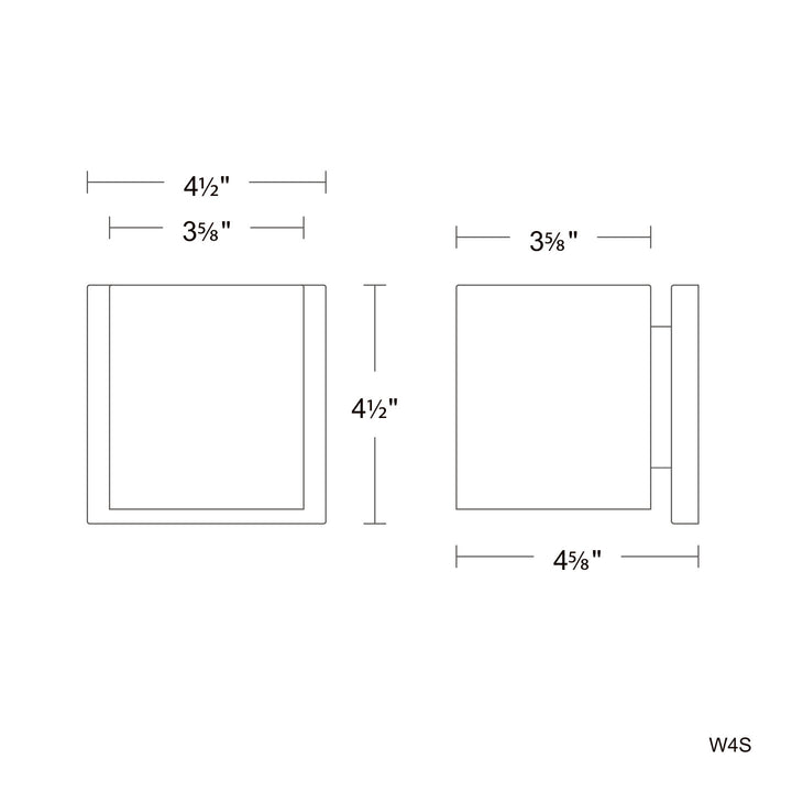 Zoron - 5CCT Square Wall Mount by WAC Lighting - view 6