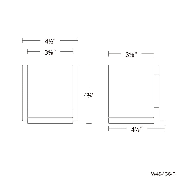 Zoron - 5CCT Square Wall Mount by WAC Lighting - view 7