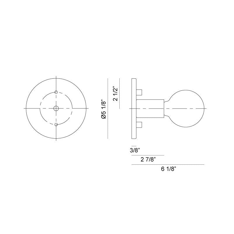 Kasa - 1 Light Flush Mount