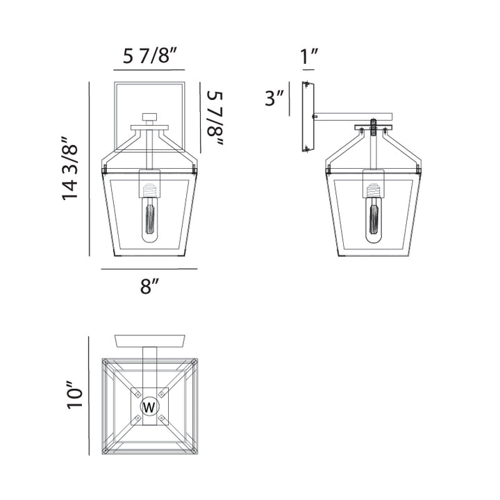 Mavonshire - 1 Light Wall Sconce