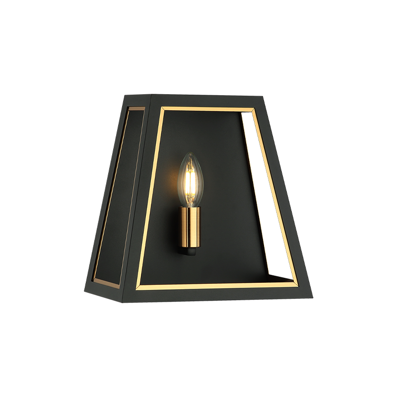 Steel Two Tone Frame Wall Sconce