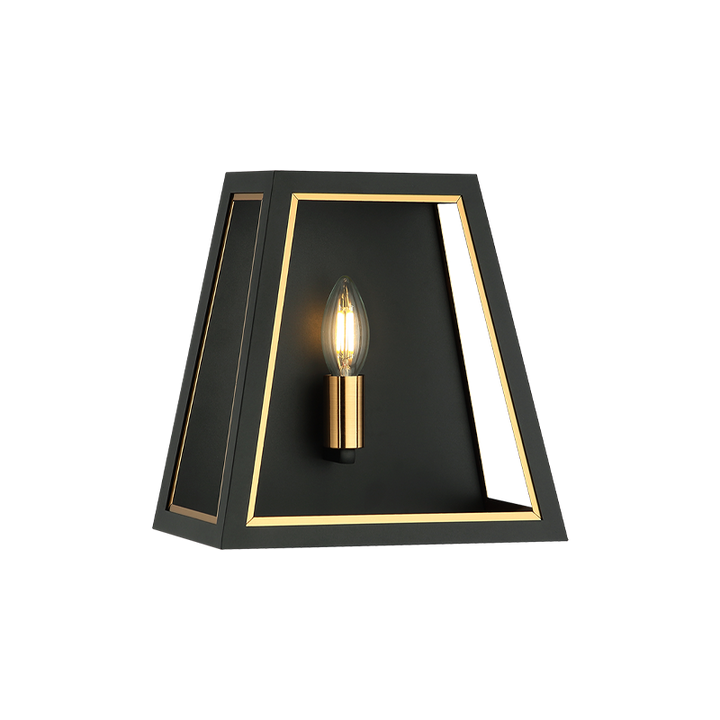 Steel Two Tone Frame Wall Sconce