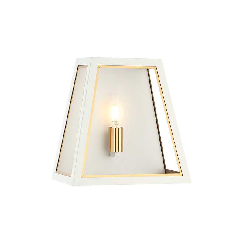 Steel Two Tone Frame Wall Sconce