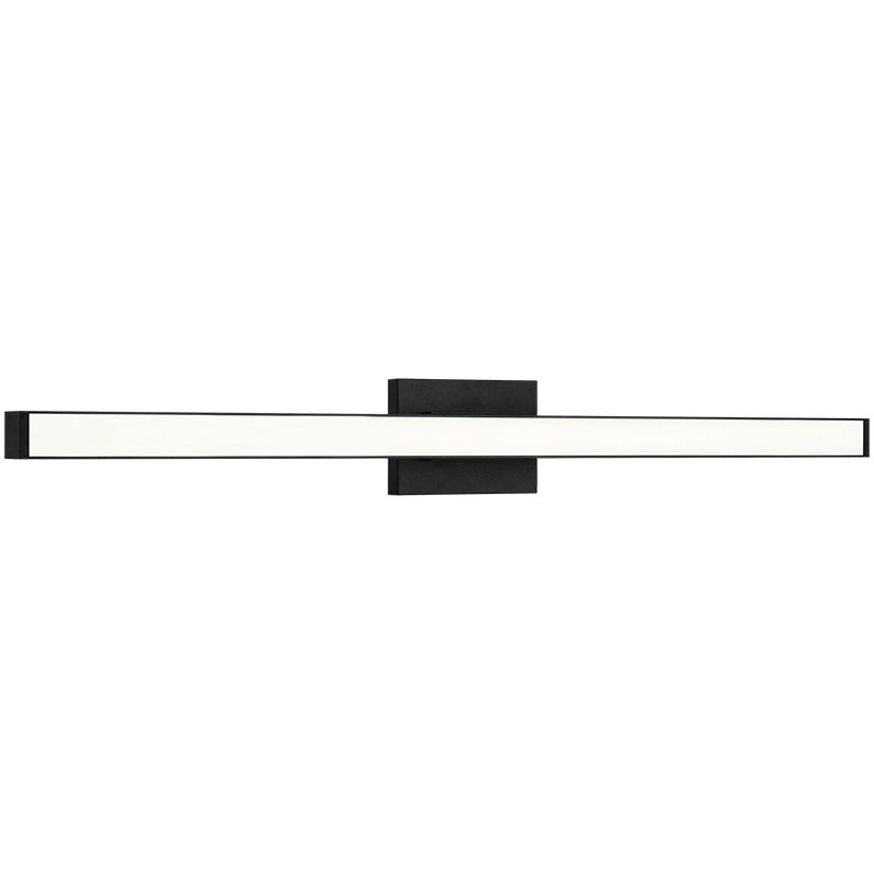 LED Steel Frame with Glass Diffuser Vanity Light