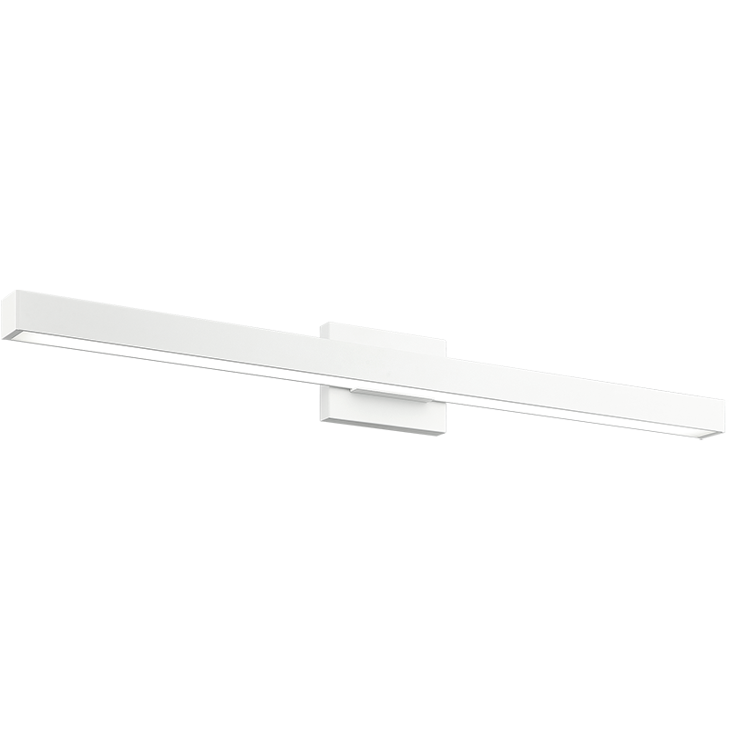 LED Steel Frame with Glass Diffuser Vanity Light
