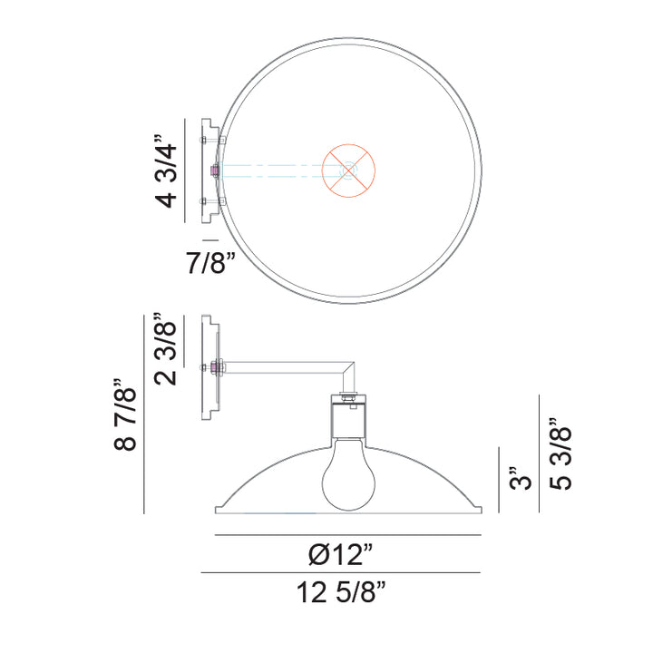 Farmley - 1 Light Outdoor Pendant