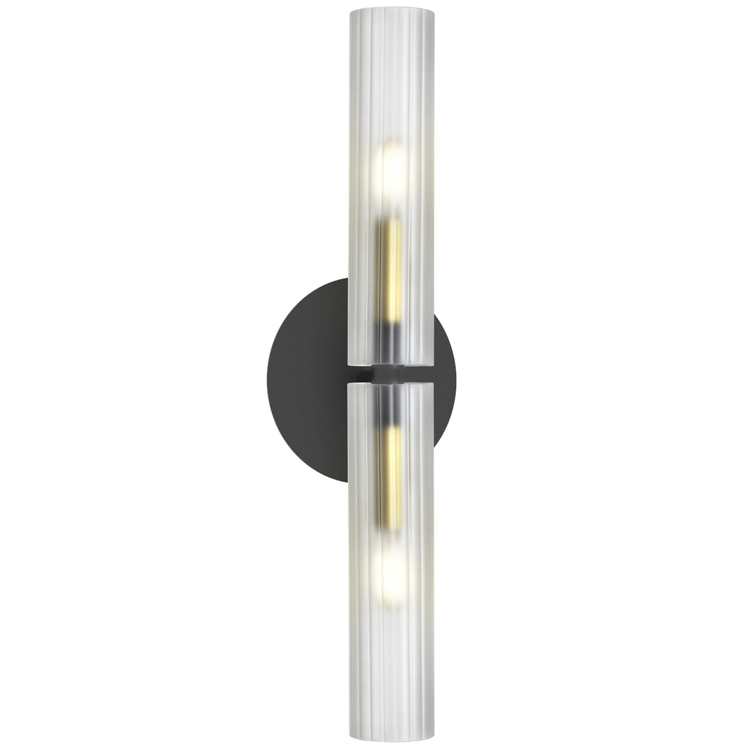 Wand 2 Light Incandescent Wall Sconce (WAN-192W), WAN-192W-MB-AGB-FR, by Dainolite