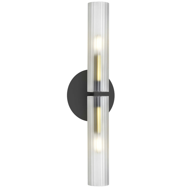 Wand 2 Light Incandescent Wall Sconce (WAN-192W), WAN-192W-MB-AGB-FR, by Dainolite