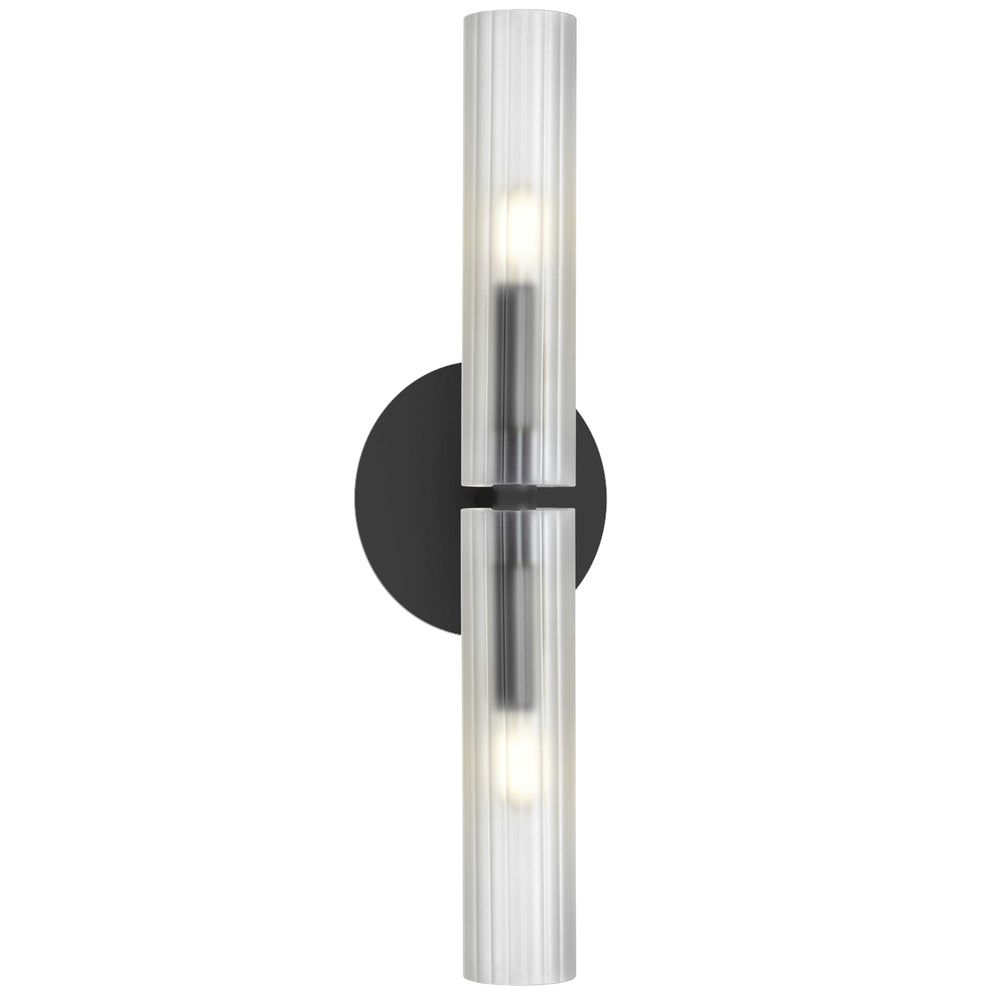Wand 2 Light Incandescent Wall Sconce (WAN-192W), WAN-192W-MB-FR, by Dainolite