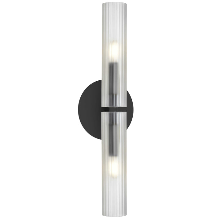 Wand 2 Light Incandescent Wall Sconce (WAN-192W), WAN-192W-MB-FR, by Dainolite
