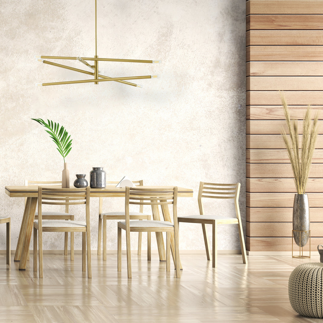 Wand 8 Light Incandescent Pendant by Dainolite - view 2