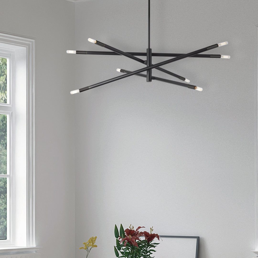 Wand 8 Light Incandescent Pendant by Dainolite - view 5