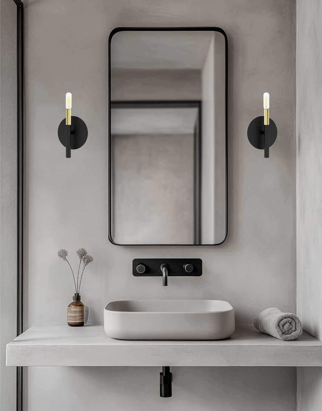 Wand 1 Light Incandescent Wall Sconce (WAN-91W) by Dainolite - view 4
