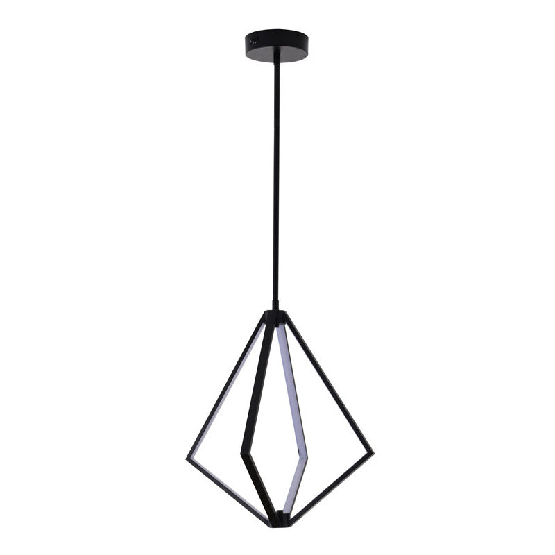 Diamond Metal LED Chandelier with Silicone Diffusers by Bethel - view 2