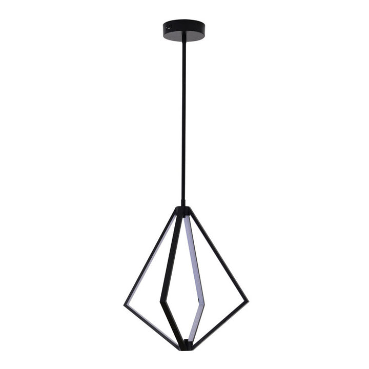 Diamond Metal LED Chandelier with Silicone Diffusers by Bethel - view 2