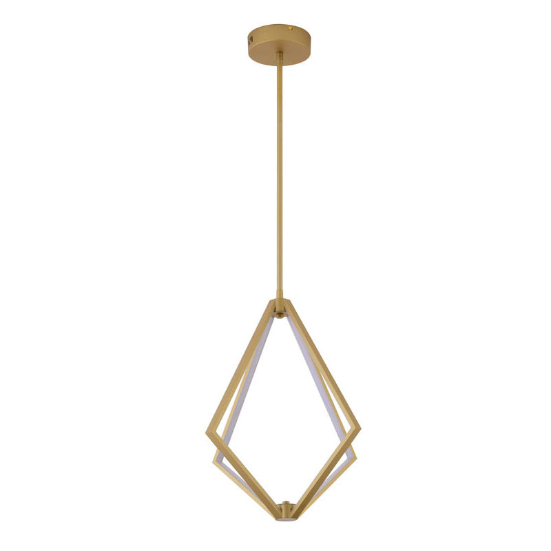 Diamond Metal LED Chandelier with Silicone Diffusers by Bethel - view 10