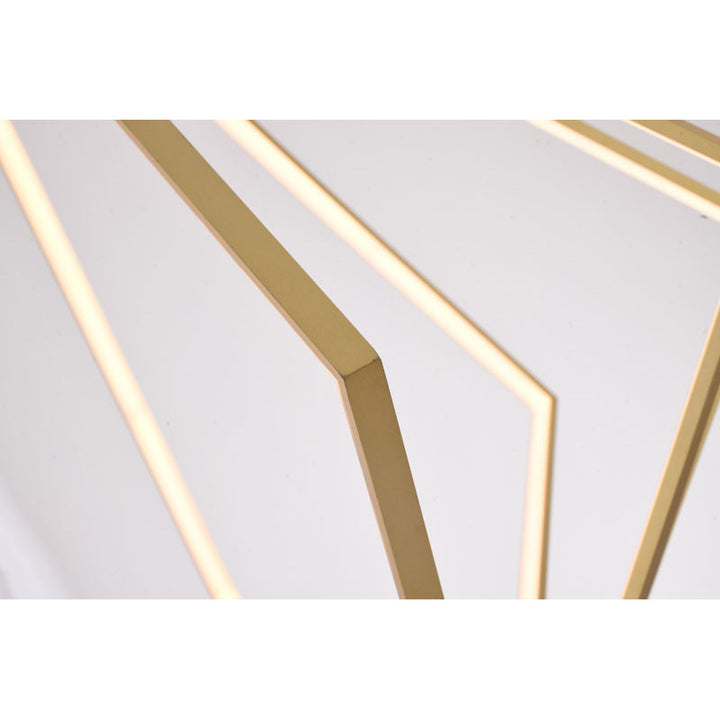 Diamond Metal LED Chandelier with Silicone Diffusers by Bethel - view 11