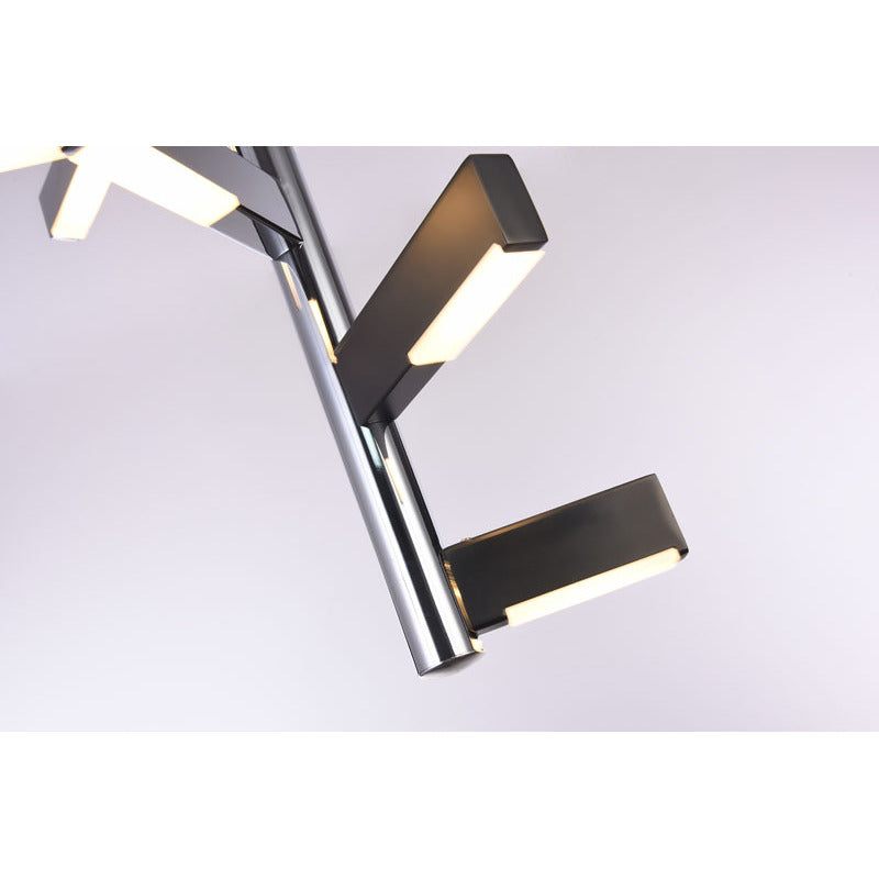 Diamond Metal LED Chandelier with Silicone Diffusers by Bethel - view 33