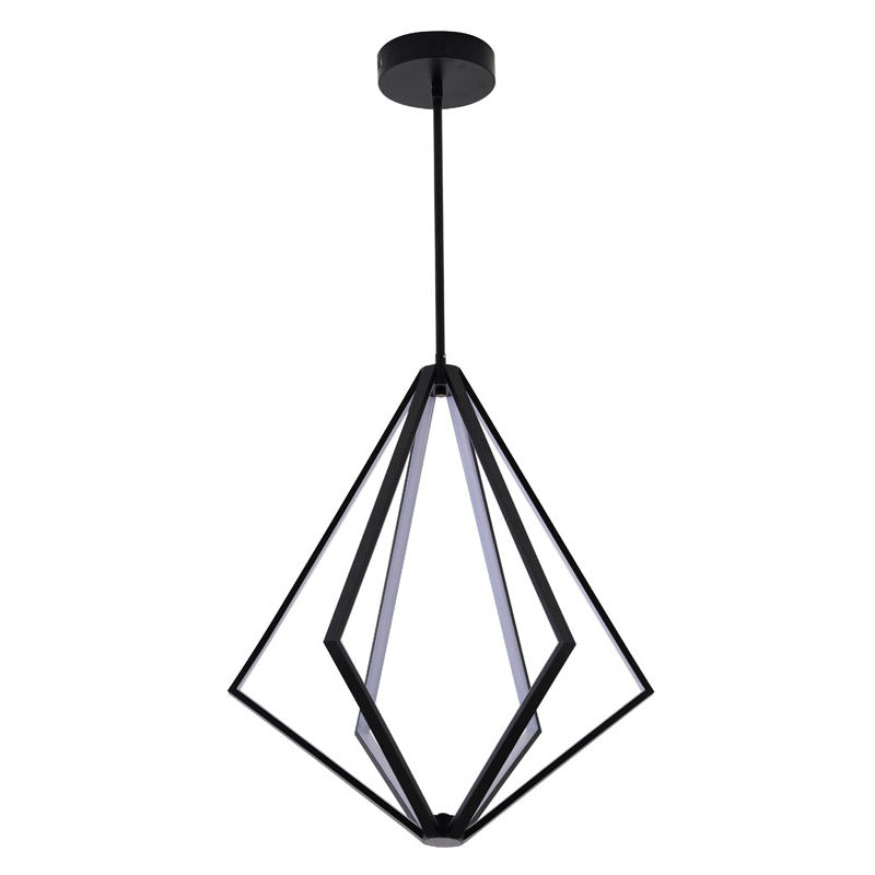 Diamond Metal LED Chandelier with Silicone Diffusers by Bethel - view 17