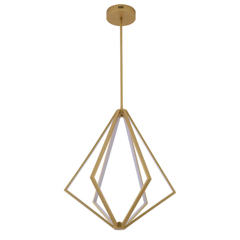 Diamond Metal LED Chandelier with Silicone Diffusers by Bethel - view 25