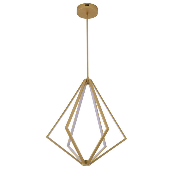 Diamond Metal LED Chandelier with Silicone Diffusers by Bethel - view 25