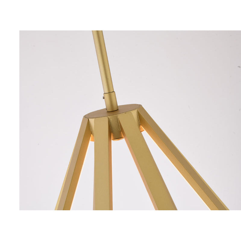 Diamond Metal LED Chandelier with Silicone Diffusers by Bethel - view 27