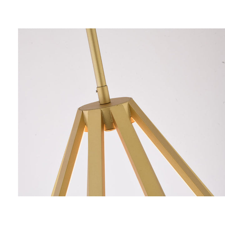 Diamond Metal LED Chandelier with Silicone Diffusers by Bethel - view 27