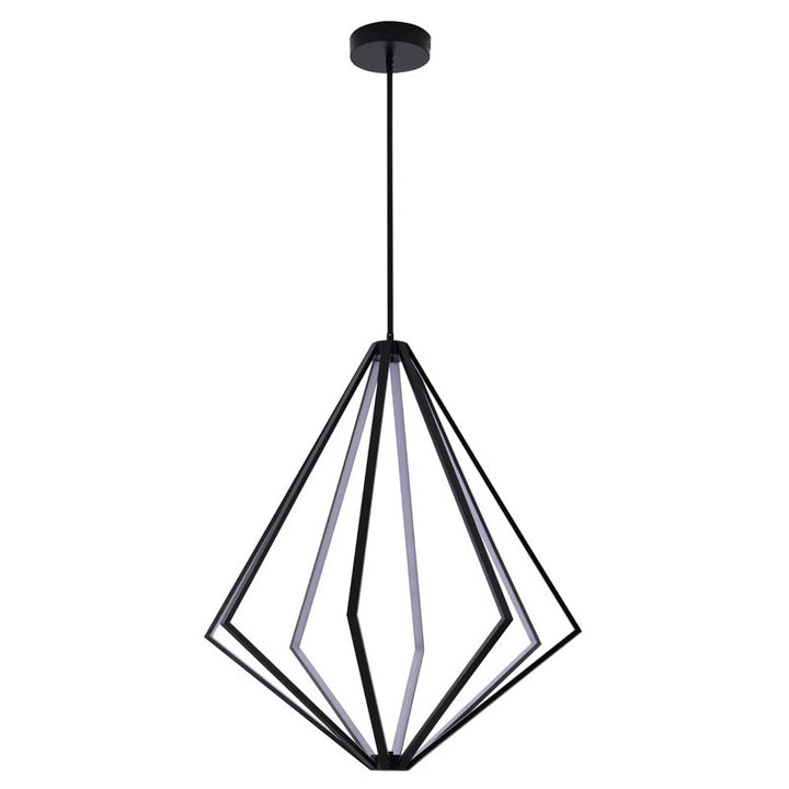 Diamond Metal LED Chandelier with Silicone Diffusers by Bethel - view 37