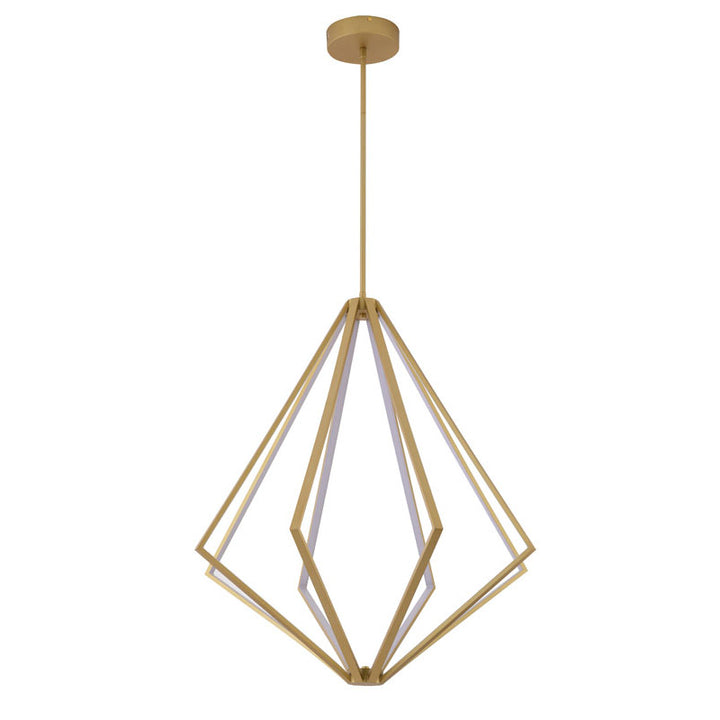 Diamond Metal LED Chandelier with Silicone Diffusers by Bethel - view 45