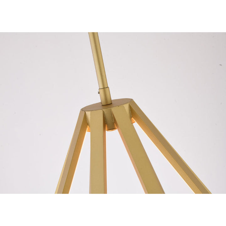 Diamond Metal LED Chandelier with Silicone Diffusers by Bethel - view 47