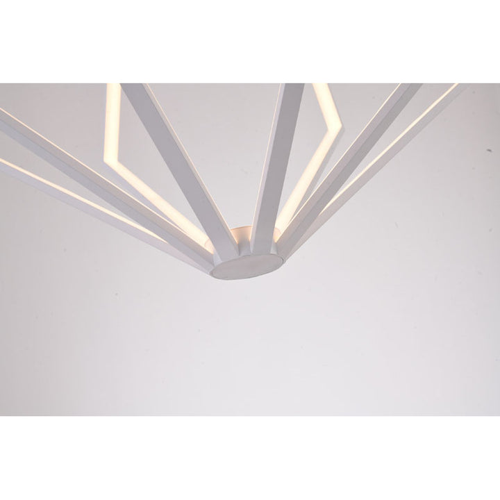 Diamond Metal LED Chandelier with Silicone Diffusers by Bethel - view 54