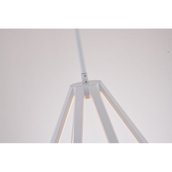 Diamond Metal LED Chandelier with Silicone Diffusers by Bethel - view 55