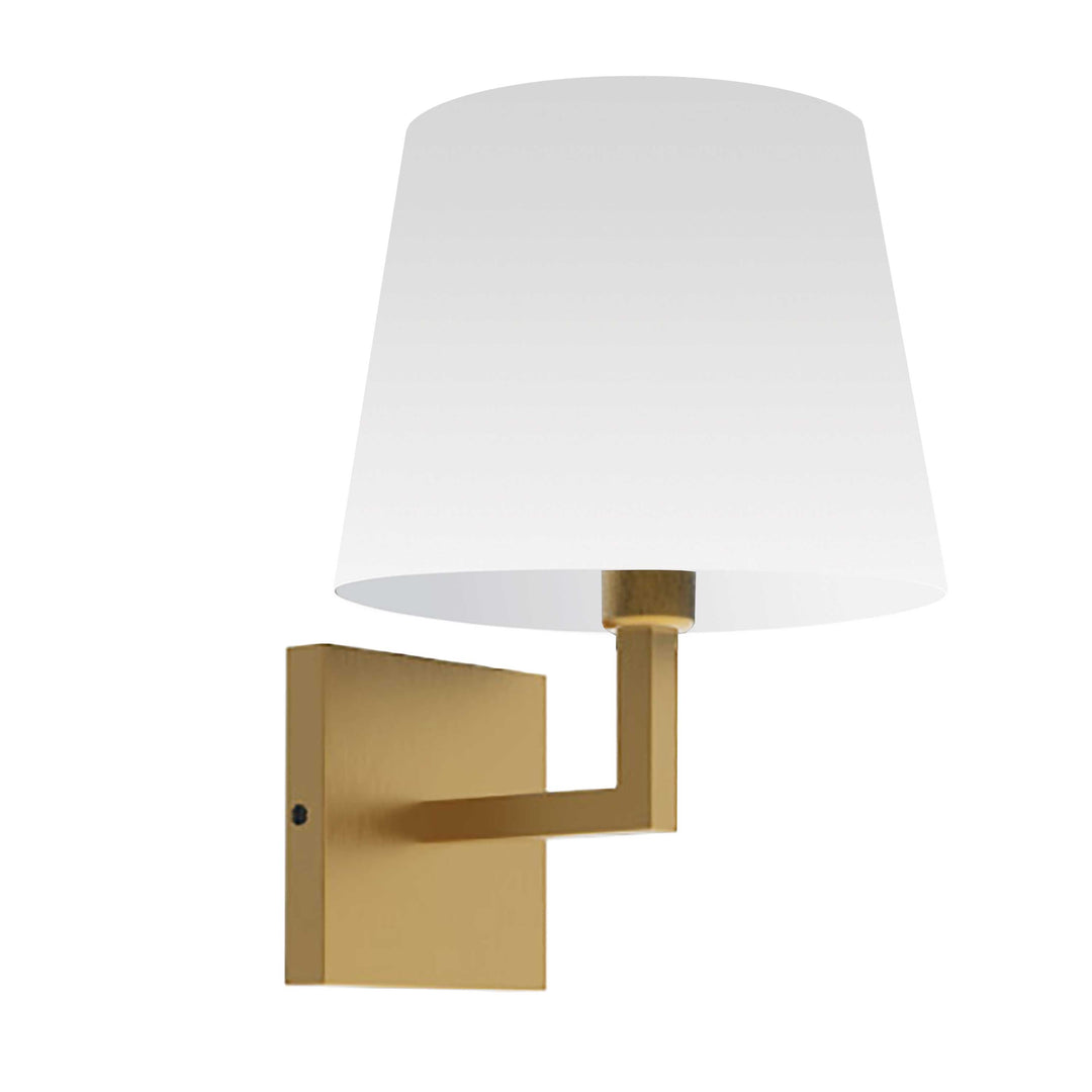 Whitney 1 Light Incandescent Wall Sconce in Aged Brass by Dainolite