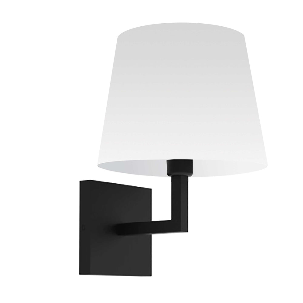 Whitney 1 Light Incandescent Wall Sconce in Black by Dainolite