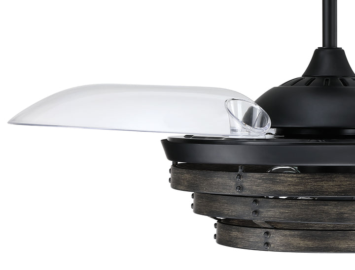 Whiskey 42" Hidden Blade Ceiling Fan