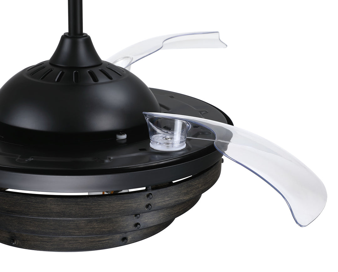 Whiskey 42" Hidden Blade Ceiling Fan