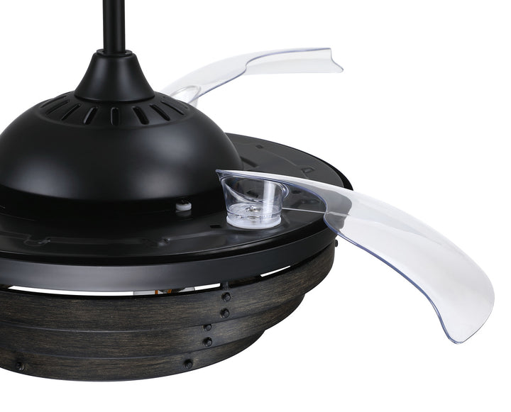 Whiskey 42" Hidden Blade Ceiling Fan