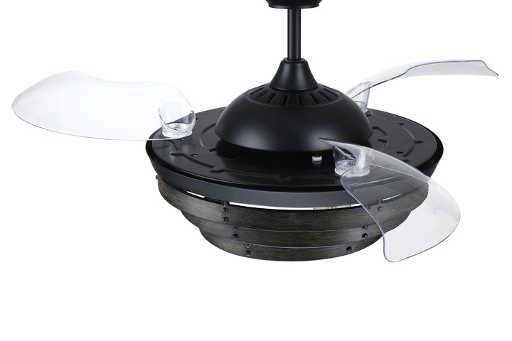 Whiskey 42" Hidden Blade Ceiling Fan
