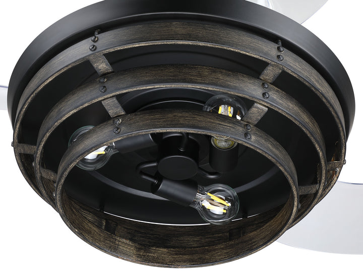 Whiskey 42" Hidden Blade Ceiling Fan