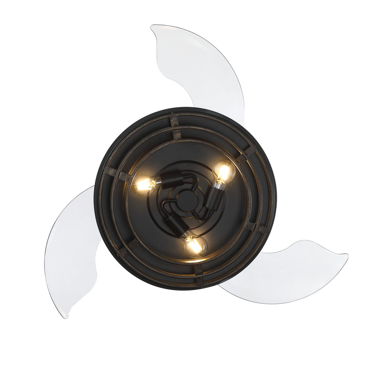 Whiskey 42" Hidden Blade Ceiling Fan