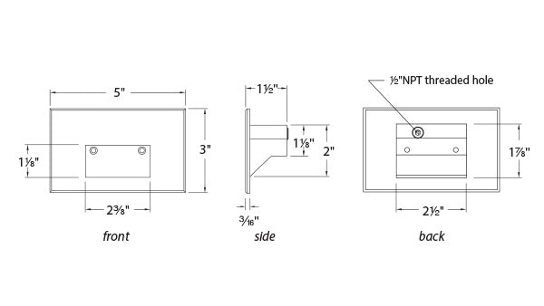 WL-LED101F Step And Wall Light 277V