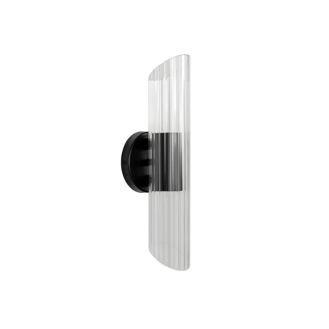 Vertis 2-Light Wall Sconce in Black by Russell