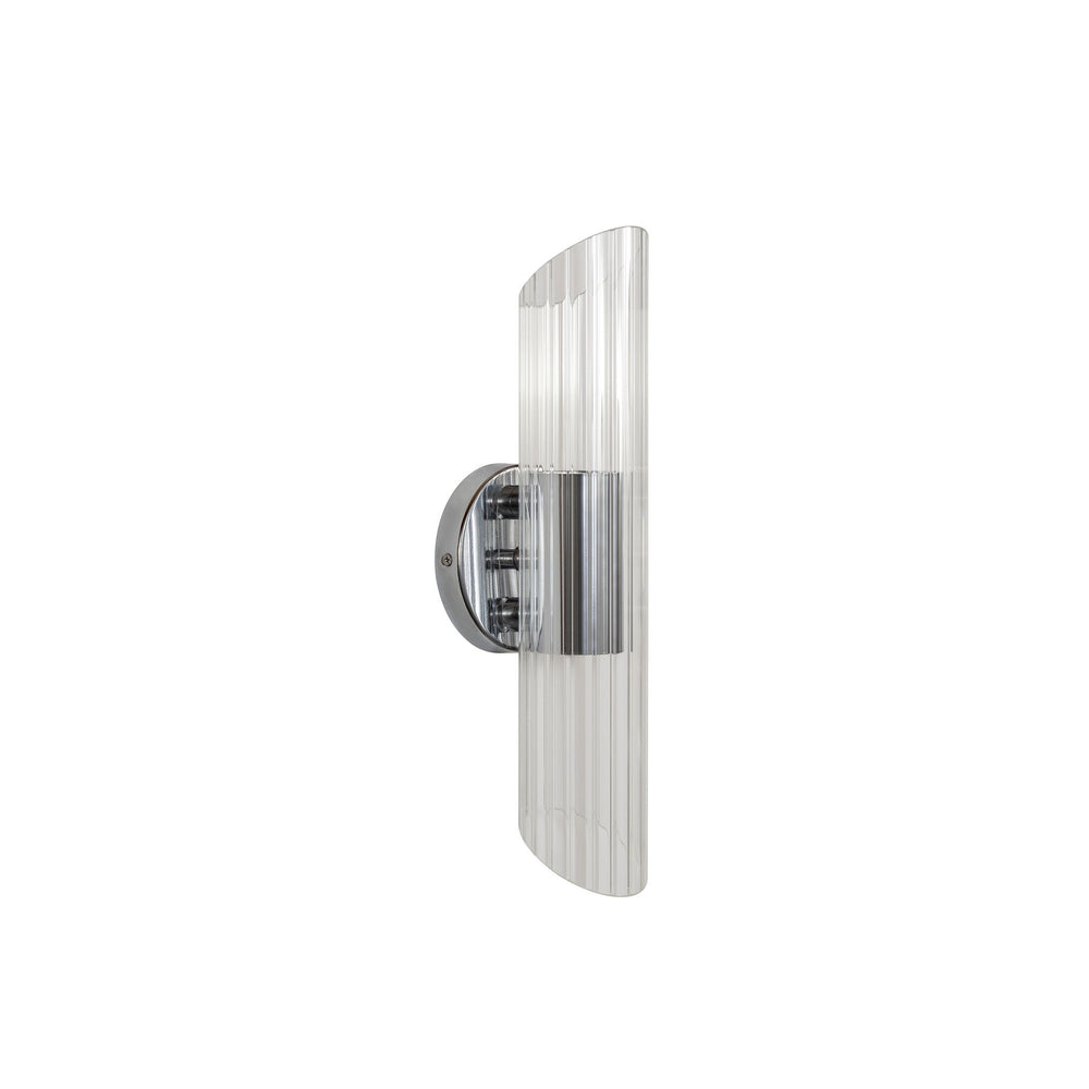 Vertis 2-Light Wall Sconce in Chrome by Russell