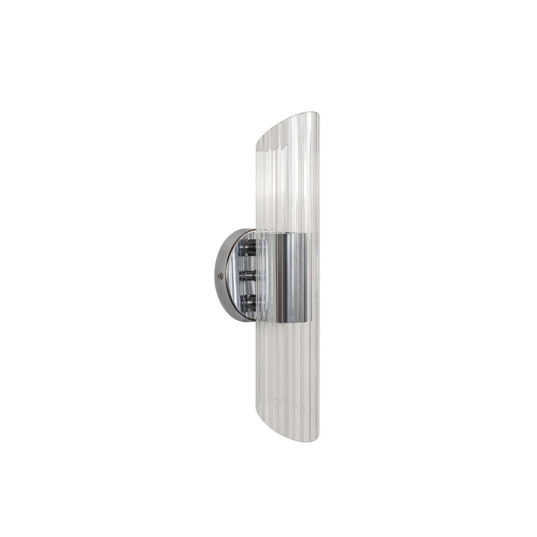 Vertis 2-Light Wall Sconce in Chrome by Russell