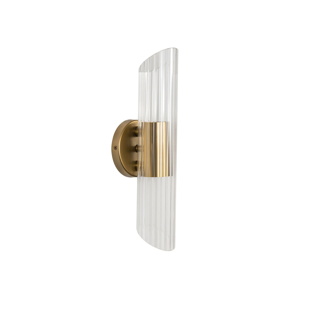 Vertis 2-Light Wall Sconce in Soft Gold by Russell