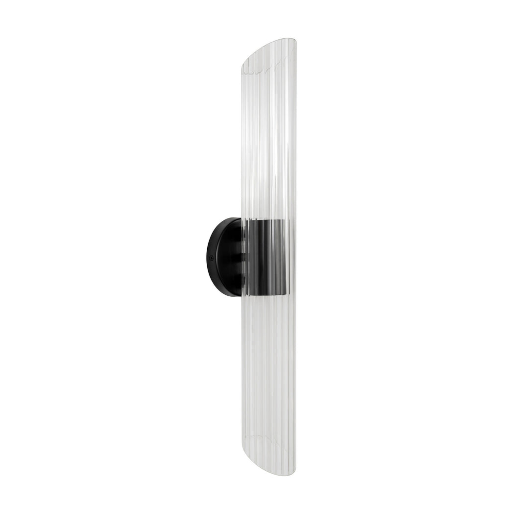 Vertis 2-Light Wall Sconce in Black by Russell
