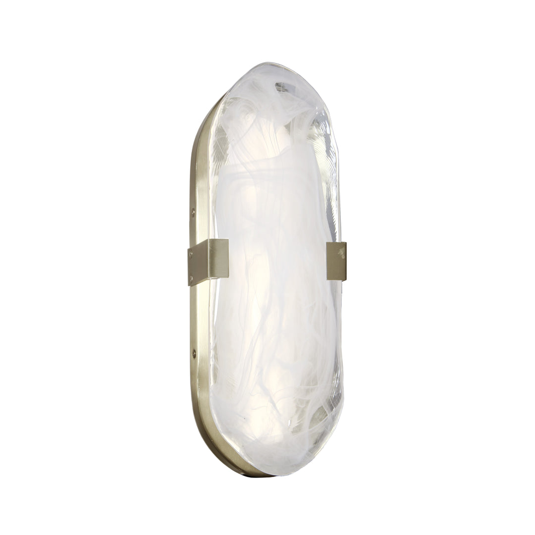 Willmina 15W Wall Sconce in Aged Brass by Dainolite