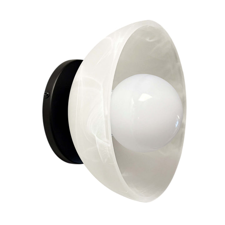 Wilkins 1 Light Wall Sconce in Matte Black by Dainolite